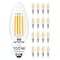 Luxrite B11 LED Bulbs 7W (100W Equivalent) 800LM 3500K Natural White Dimmable E12 Candelabra Base 16-Pack LR21648-16PK - alternate 1
